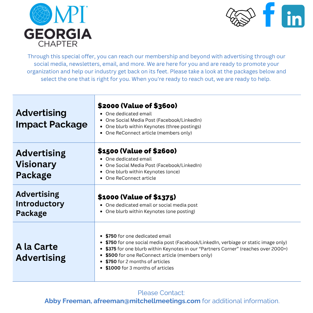 2026 Advertising Packages Draft