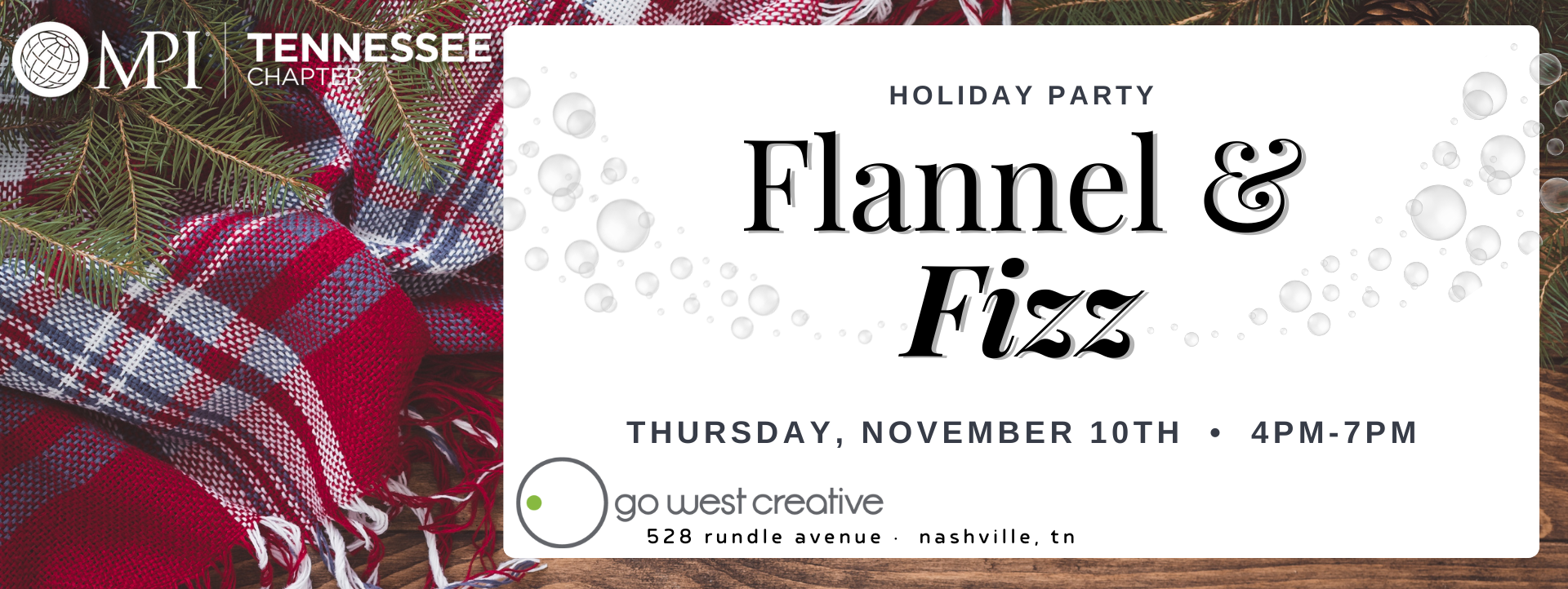 Flannel and Fizz November 2022