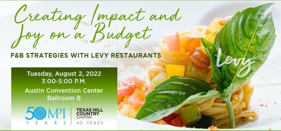 Creating Impact and Joy on a Budget - F&B strategies with Levy Restaurants