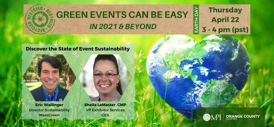 GREEN EVENTS CAN BE EASY IN 2021 &amp; BEYOND - 900 x 420