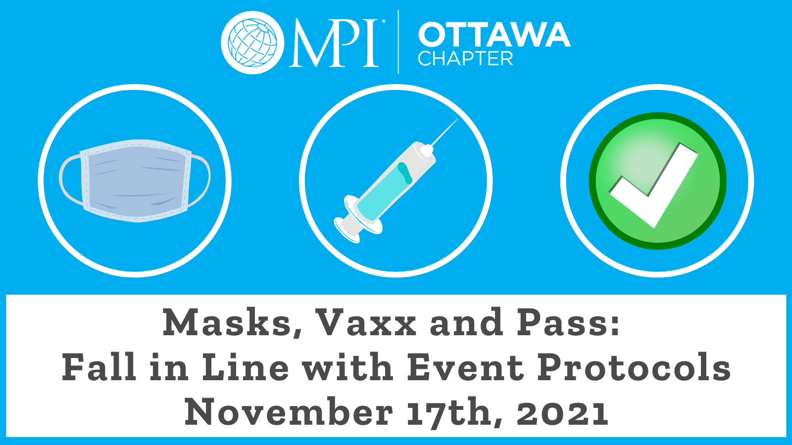 Save the Date - Fall in Line with Event Protocols